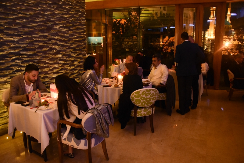 Love at le gray with an enchanting dinner at Indigo on the Roof